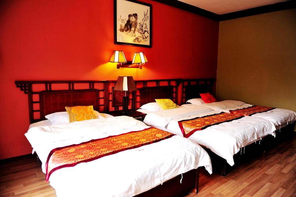 Dragon River Retreat Hotell Yangshuo Rom bilde