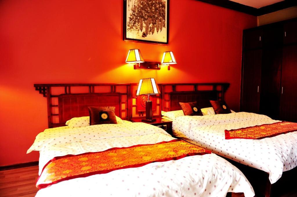 Dragon River Retreat Hotell Yangshuo Rom bilde